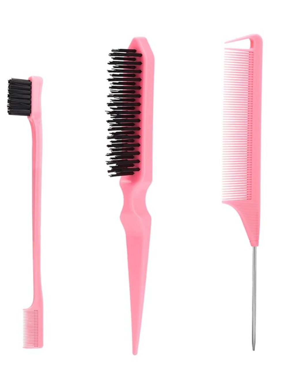 3Pcs Slick Back Hair Brush
